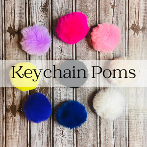 Keychain Poms