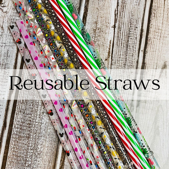 Reusable Plastic Straws