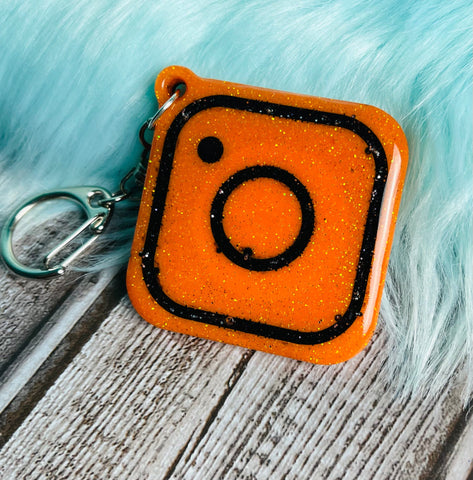 IG Orange & Black Keytag